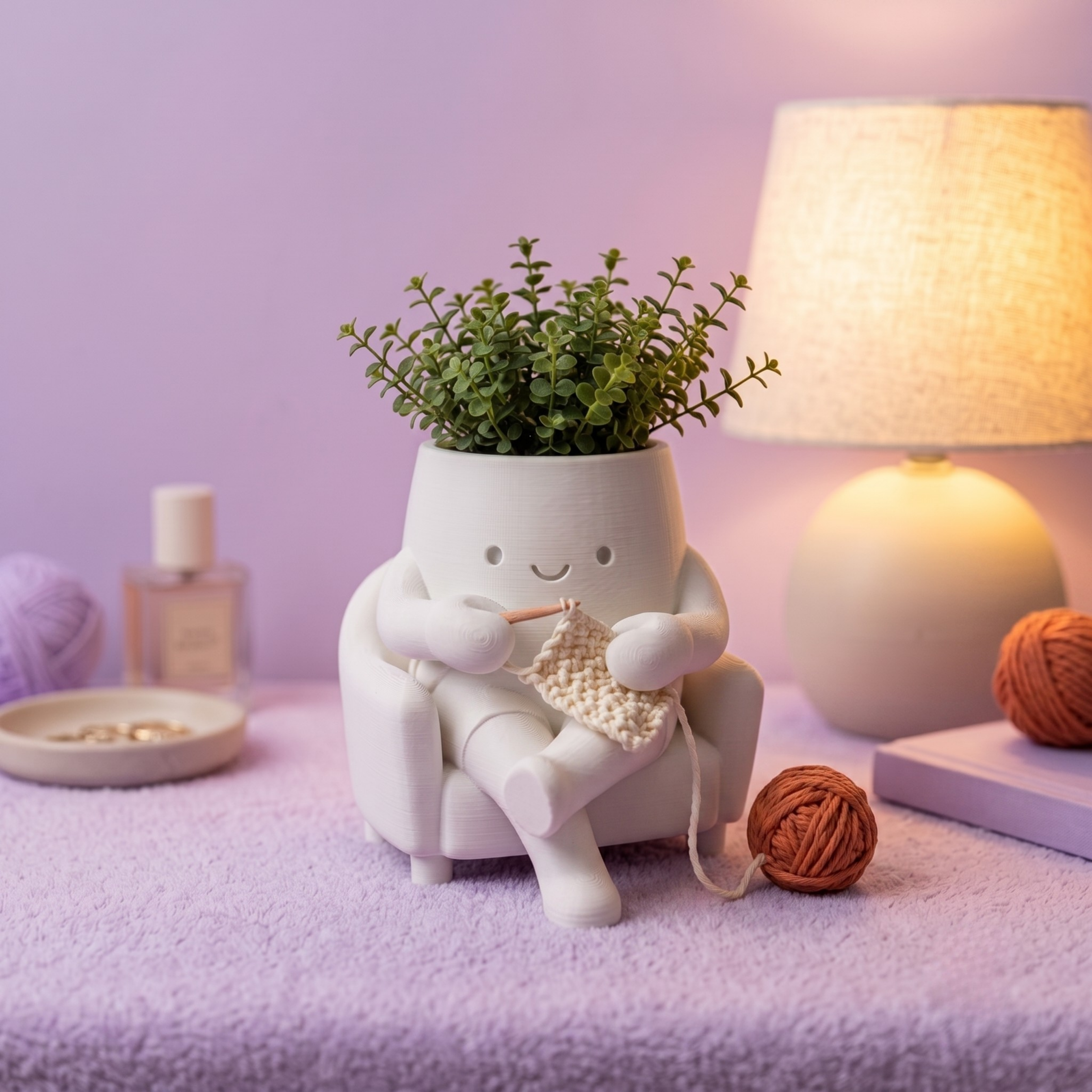 CozyPot — Knitting Buddy Planter