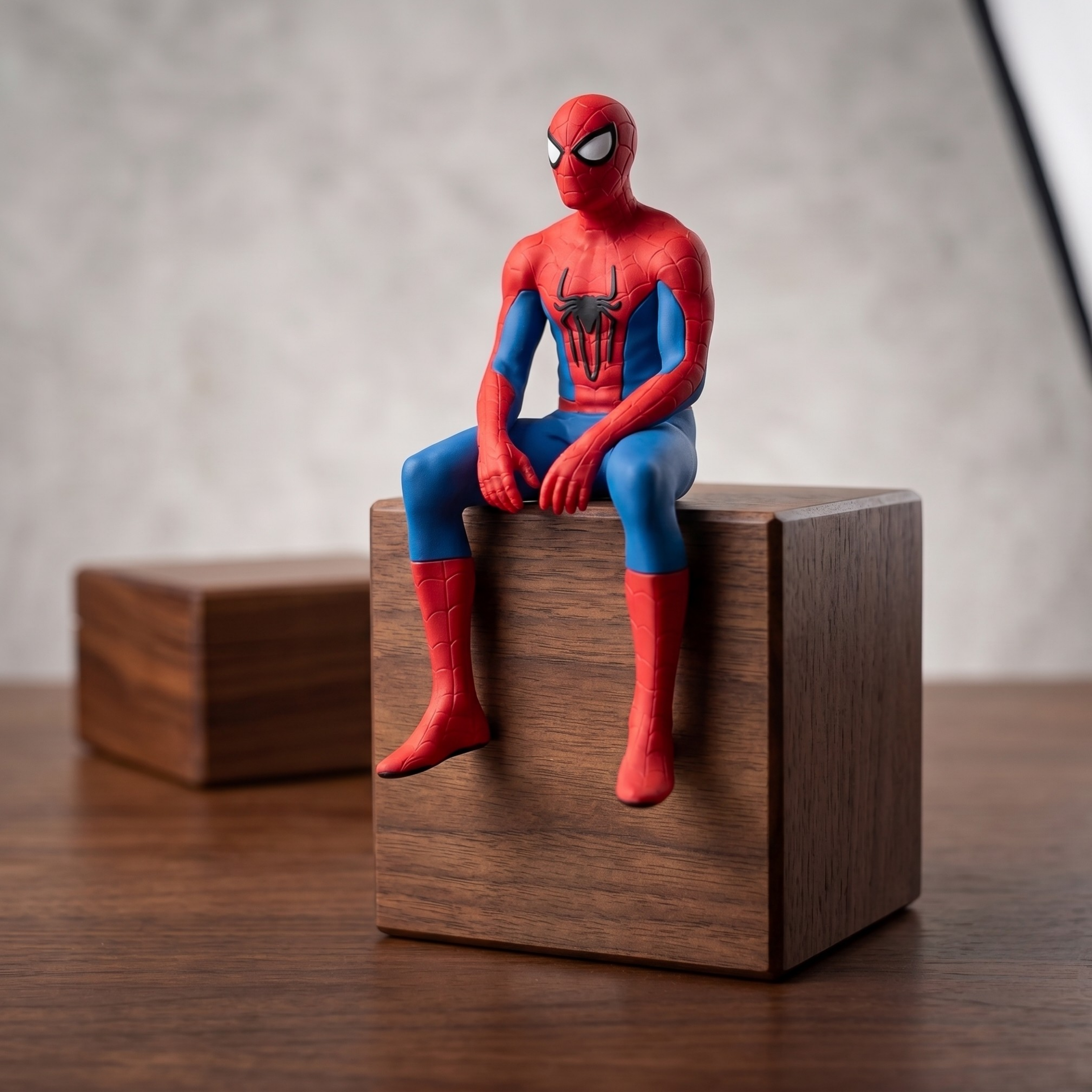 Classic Spider-Man Sitting Shelf Figure